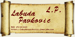 Labuda Pavković vizit kartica